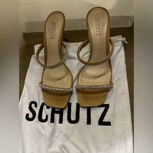 Schultz rhinestone heel
